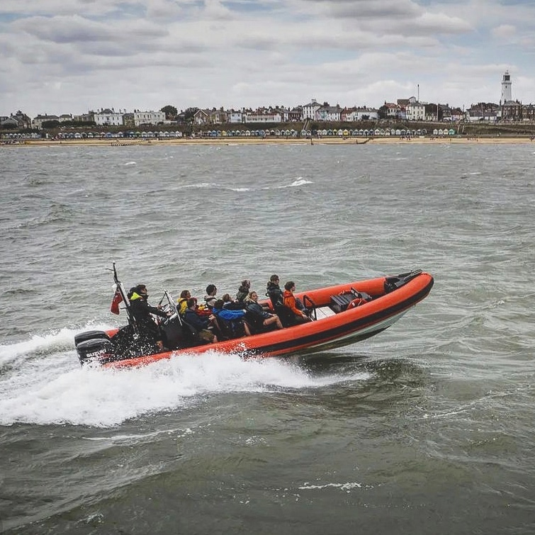 Private hire — boat heading out to sea