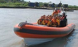 River Blyth Cruise — boat on the estuary